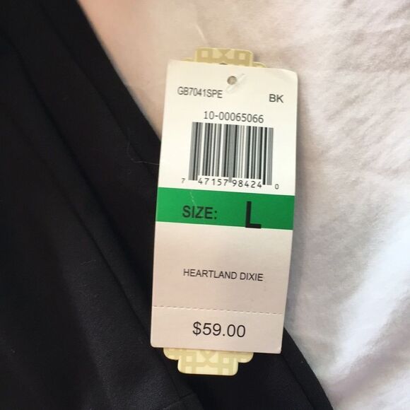 GB GIRLS • Black Ruffle Dress Heartland Dixie Size Large - Picture 4 of 8